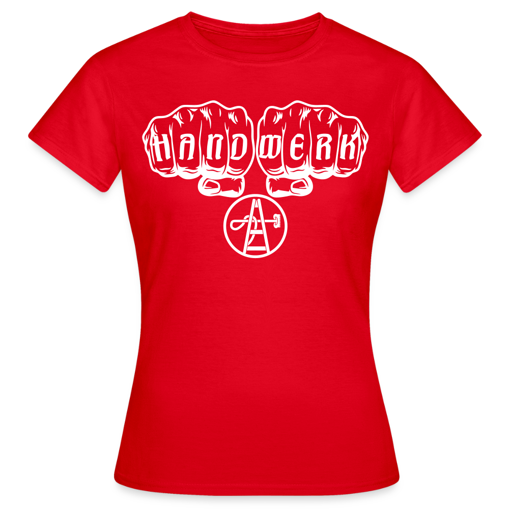 Frauen T-Shirt "Gebäudereiniger" - Rot