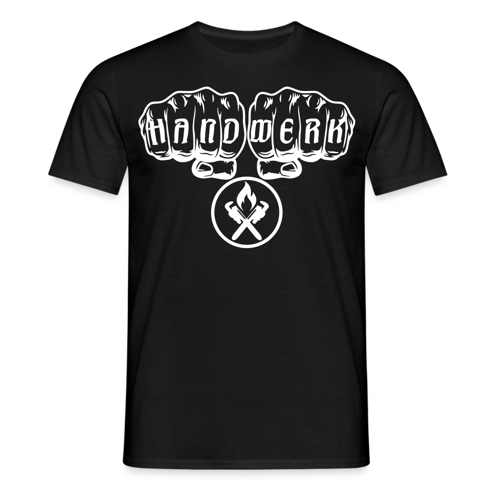 Unisex T-Shirt "Heizungsbauer" - Schwarz