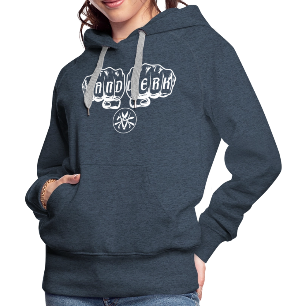 Frauen Premium Hoodie "Spengler" - Jeansblau