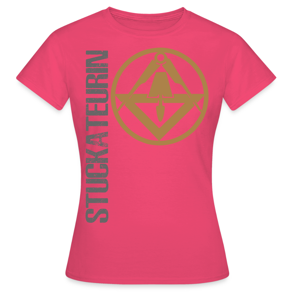 Frauen T-Shirt "Stuckateurin" - Azalea