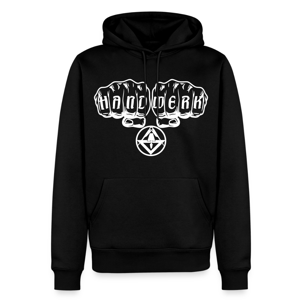 Männer Premium Hoodie "Stuckateur" - Schwarz