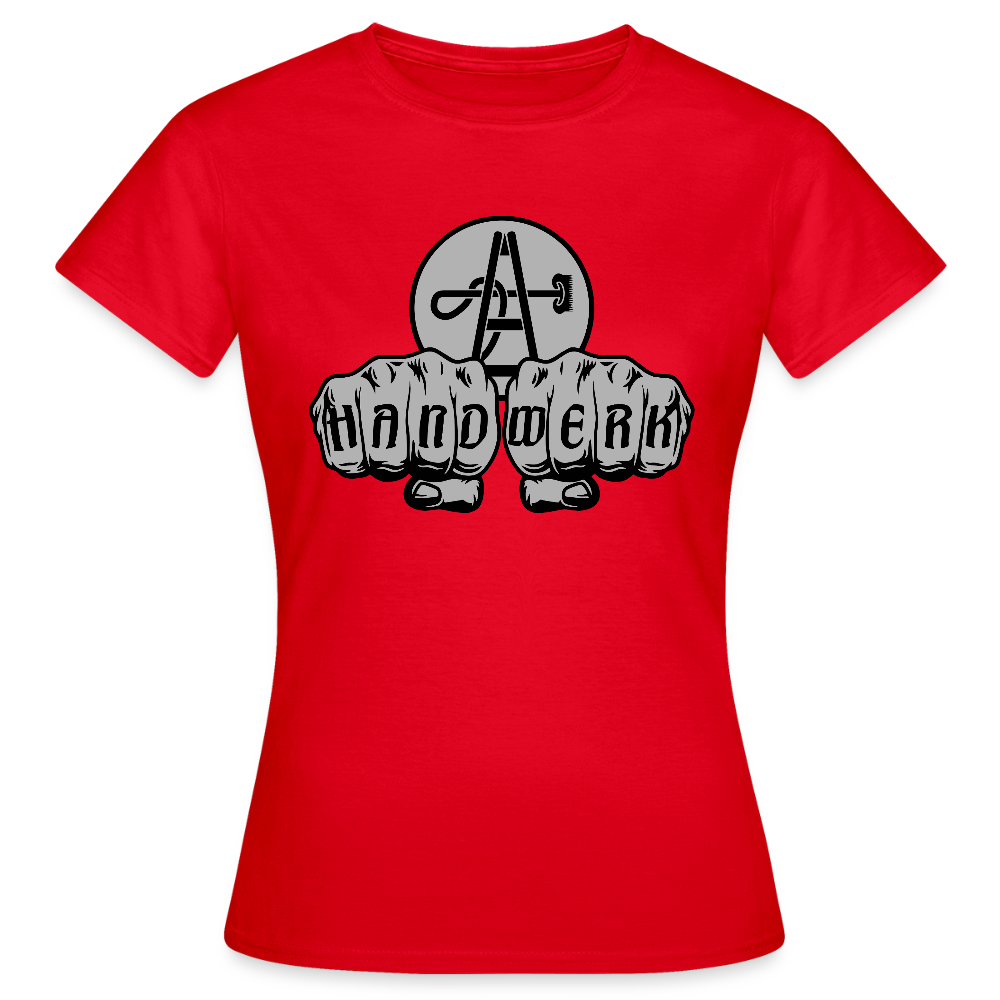 Frauen T-Shirt "Gebäudereiniger" - Rot