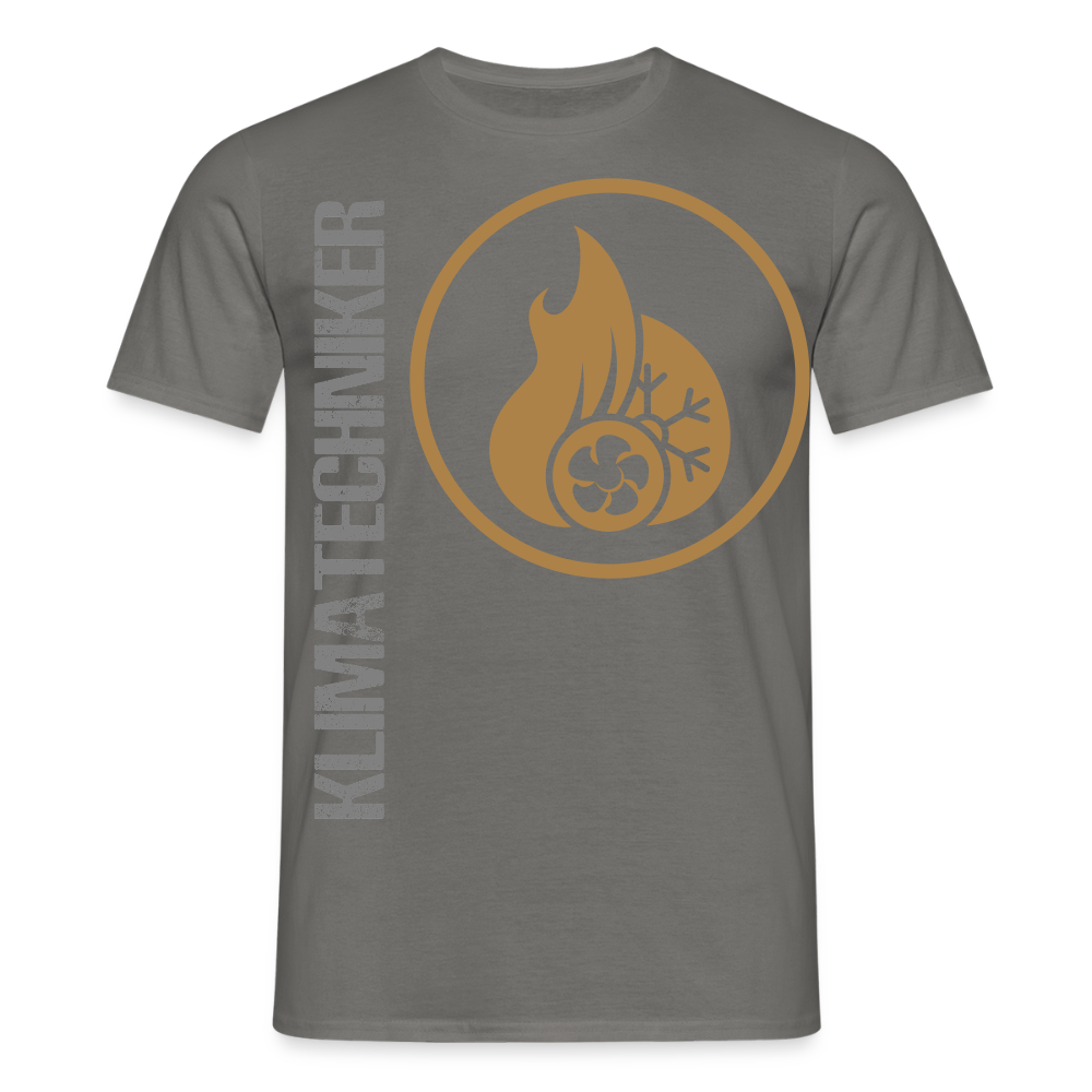 Unisex T-Shirt "Klimatechniker" Graphit Männer T-Shirt