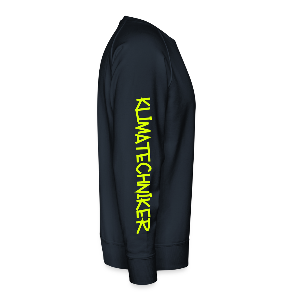 Unisex Premium Pullover "Klimatechniker" neongelb Männer Premium Pullover