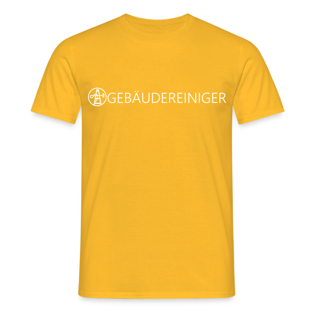 Unisex T-Shirt "Gebäudereiniger" - Gelb