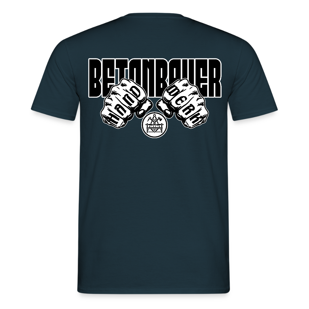 Unisex T-Shirt "Betonbauer" - Navy