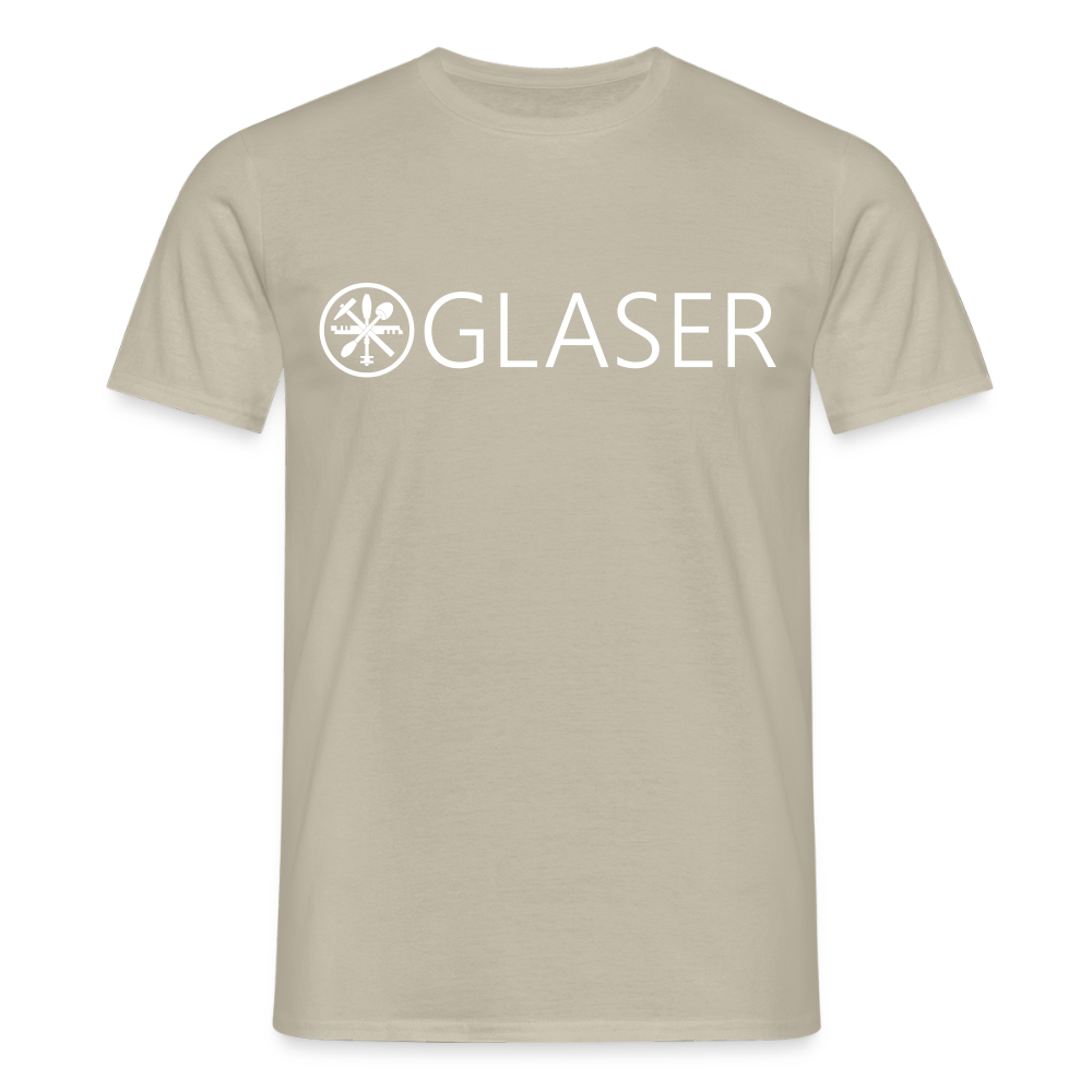 Unisex T-Shirt "Glaser" Sandbeige Männer T-Shirt