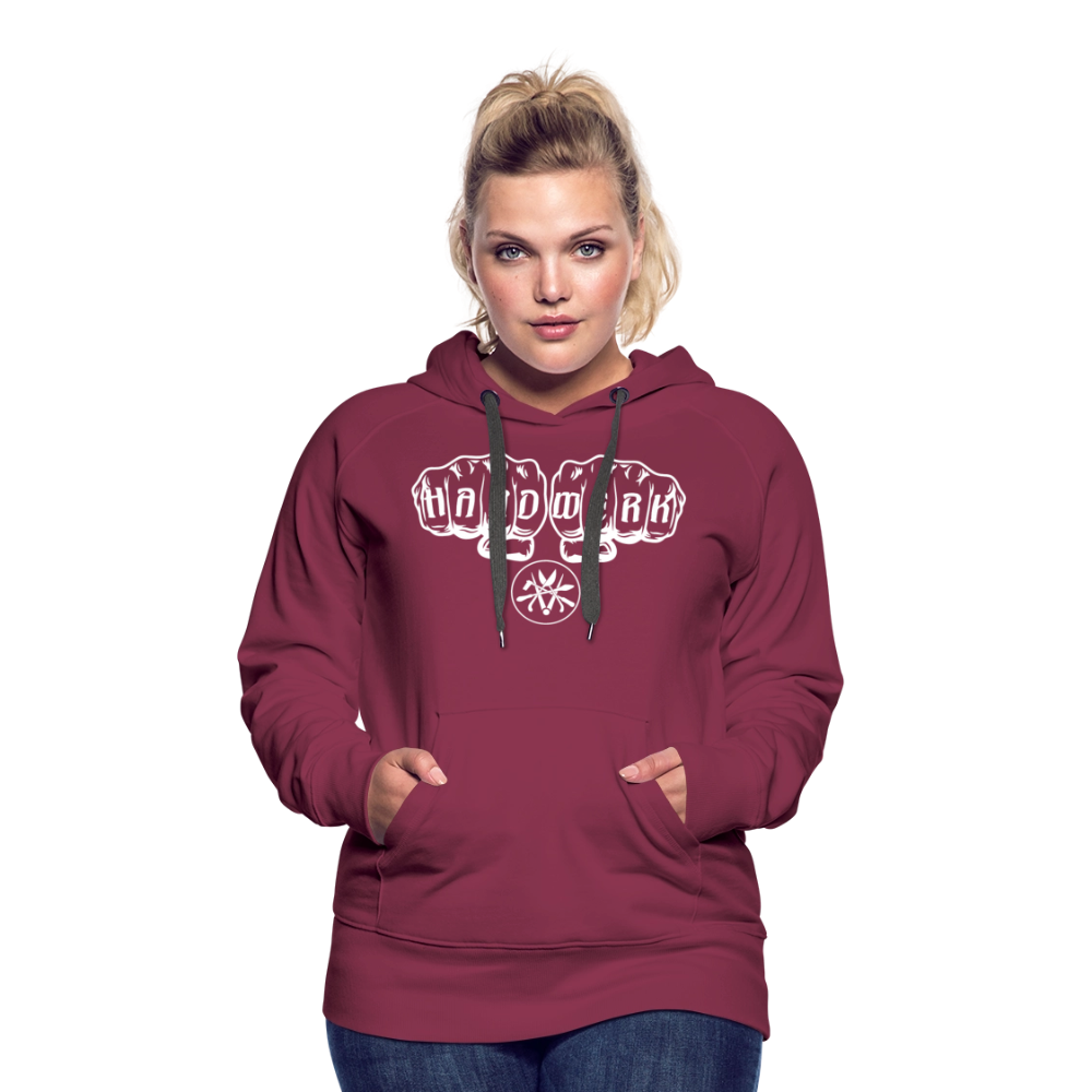Frauen Premium Hoodie "Spengler" - Bordeaux