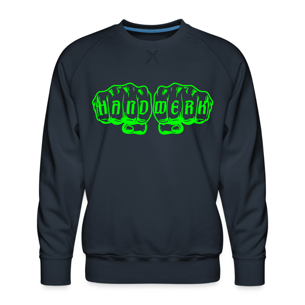 Unisex Premium Pullover "Klimatechniker" neongrün Männer Premium Pullover