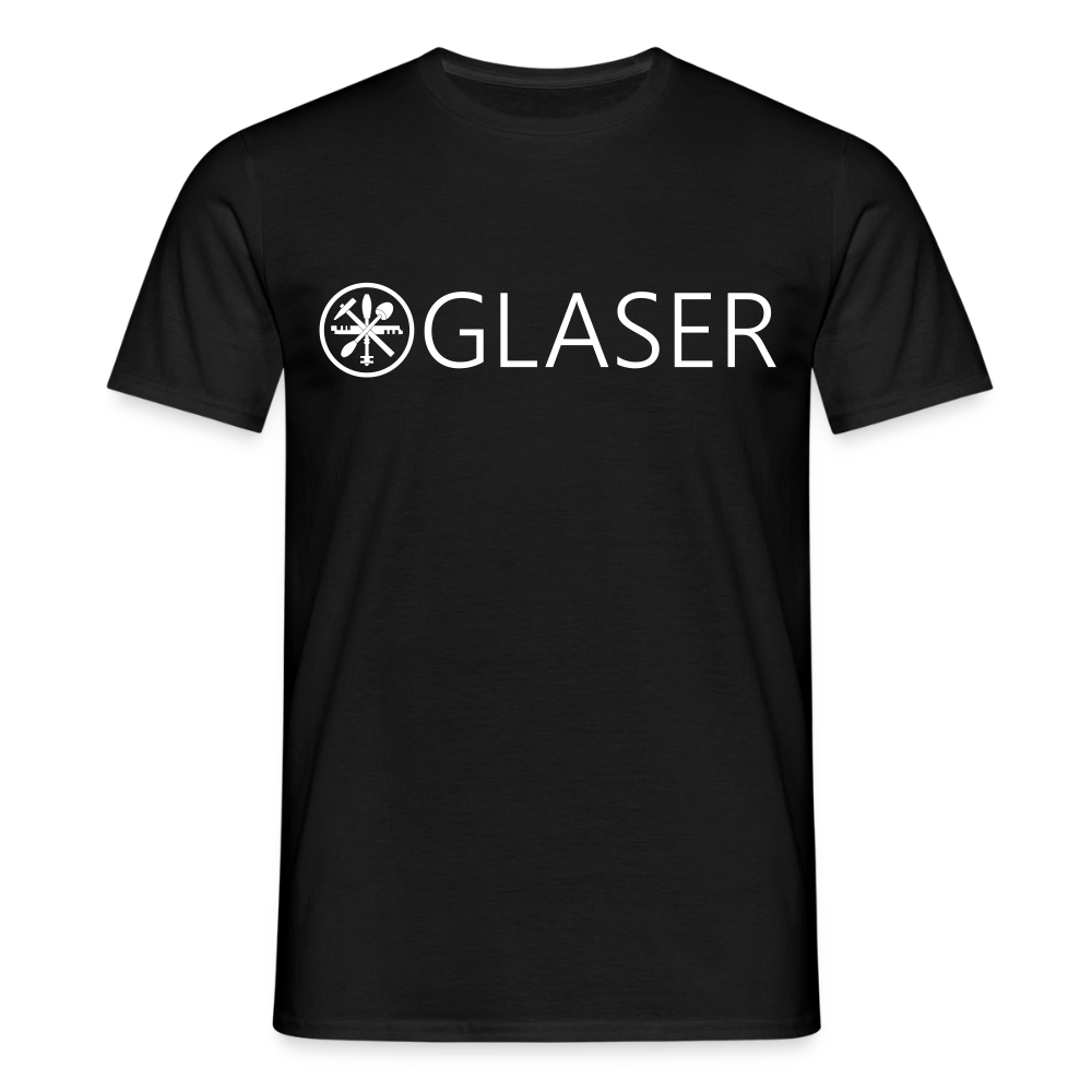 Unisex T-Shirt "Glaser" Schwarz Männer T-Shirt