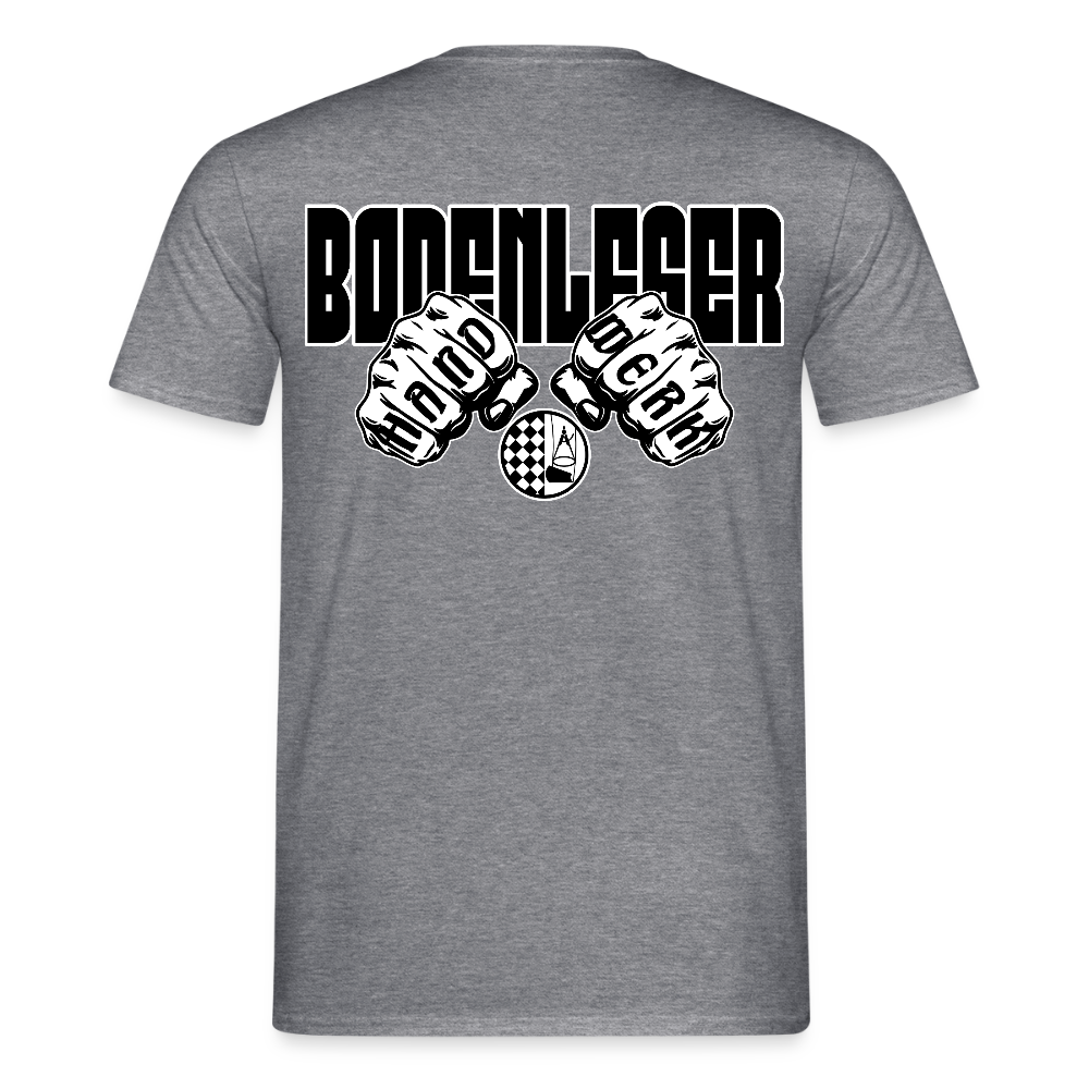 Unisex T-Shirt "Bodenleger" - Graphit meliert