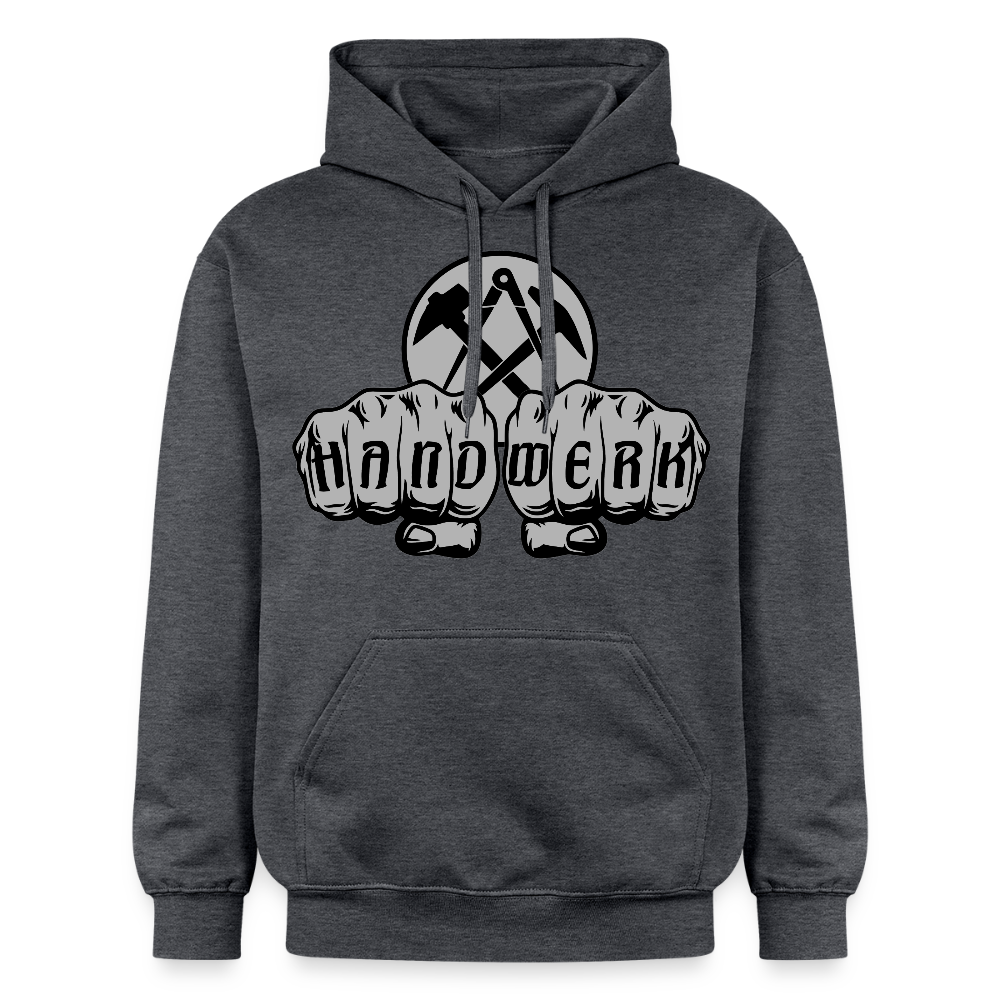 Gildan Unisex Softstyle® "Dachdecker" Dunkelgrau meliert Gildan Unisex Softstyle® Midweight Hoodie