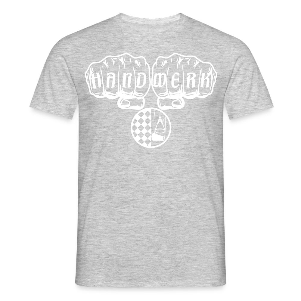 Unisex T-Shirt "Bodenleger" - Grau meliert