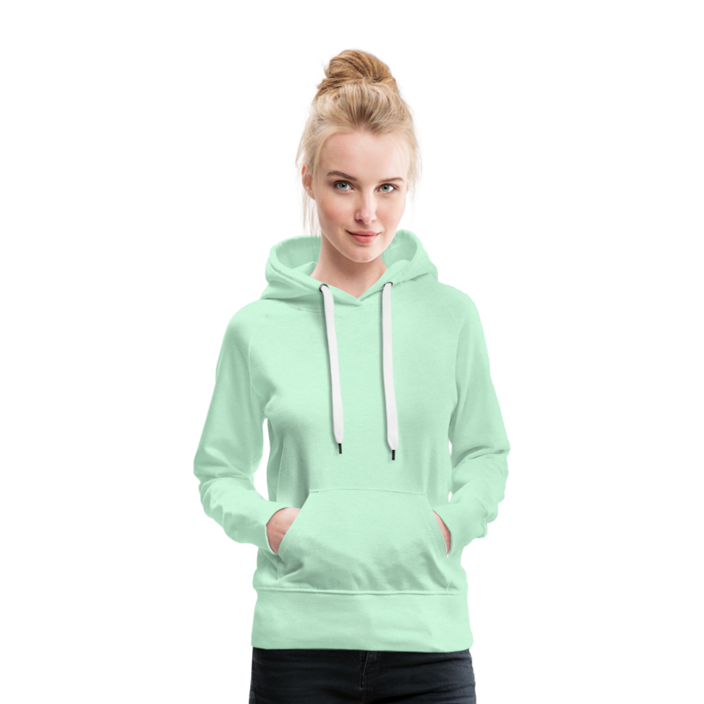 Frauen Premium Hoodie "Gerüstbauer" - helles Mintgrün