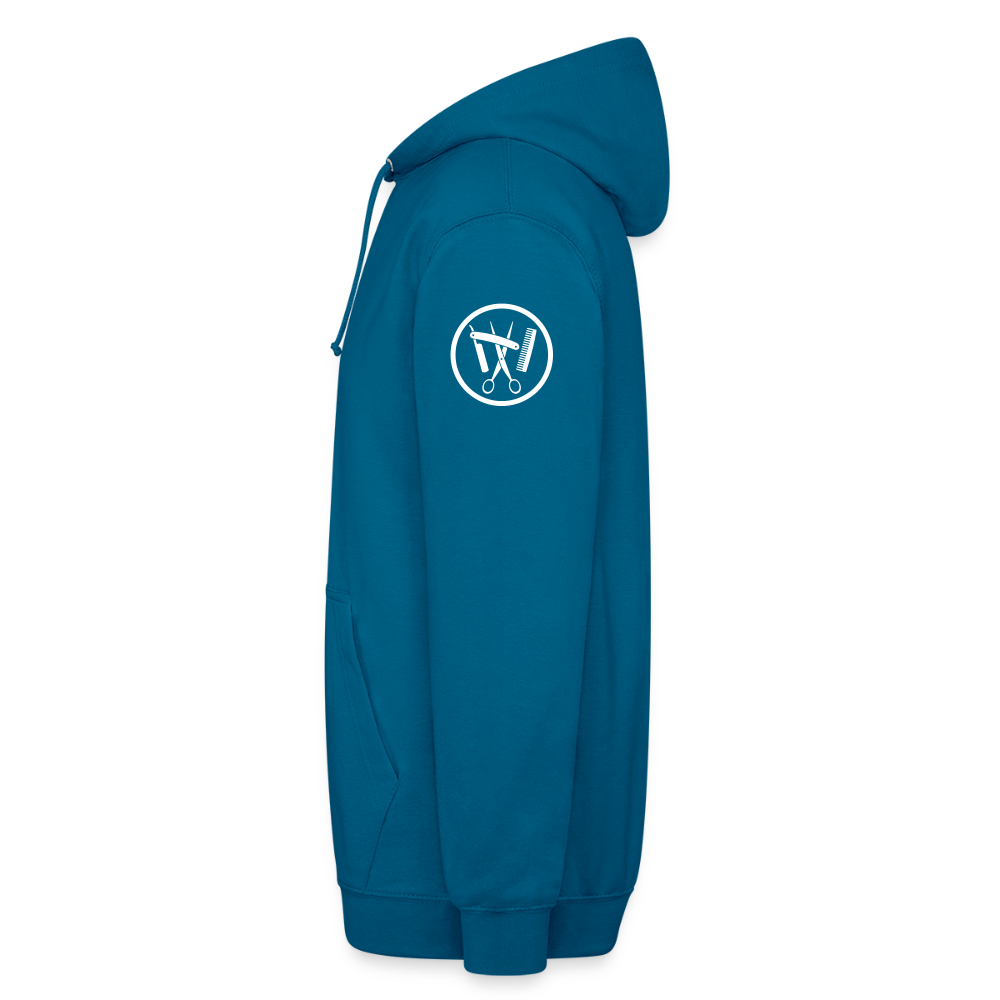 Unisex Hoodie HW-300 von Spreadconnect mit Friseur-Design, bequemer Schnitt und weichem Stoff in neutralem Farbton.