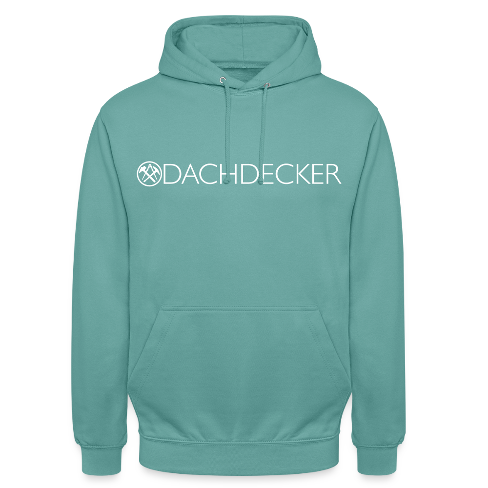 Unisex Hoodie "Dachdecker" Pastelltürkis Unisex Hoodie