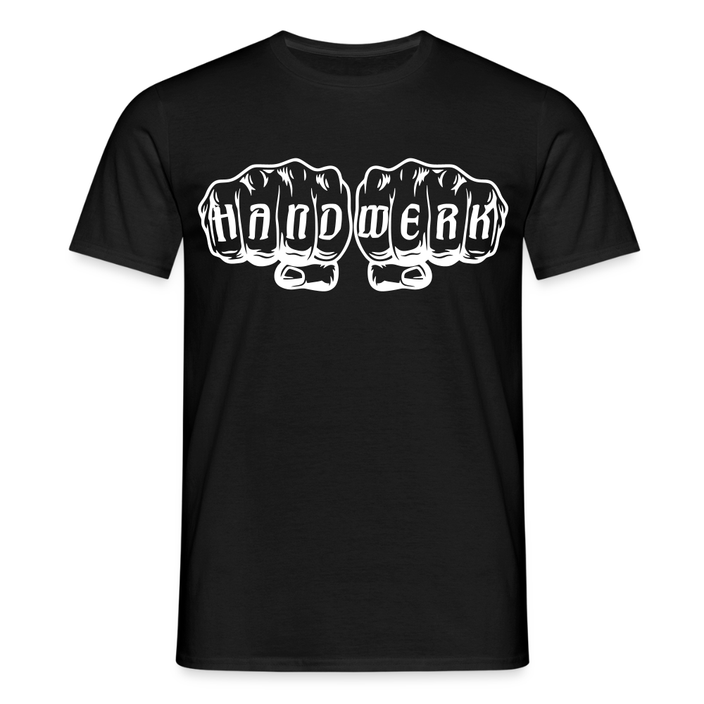 Unisex T-Shirt "Handwerk" Schwarz Männer T-Shirt