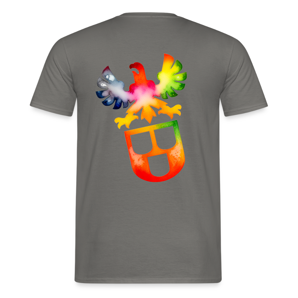 Unisex T-Shirt "Maler" (beidseitig bedruckt) - Graphit