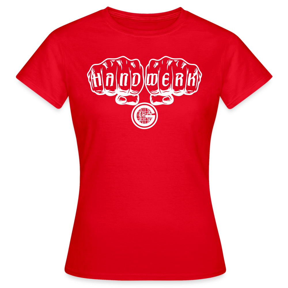 Frauen T-Shirt "Gerüstbauer" - Rot