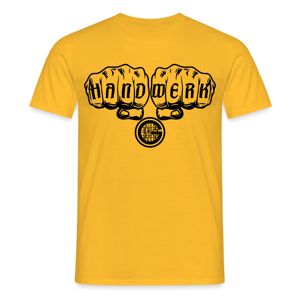 Unisex T-Shirt "Gerüstbauer" - Gelb