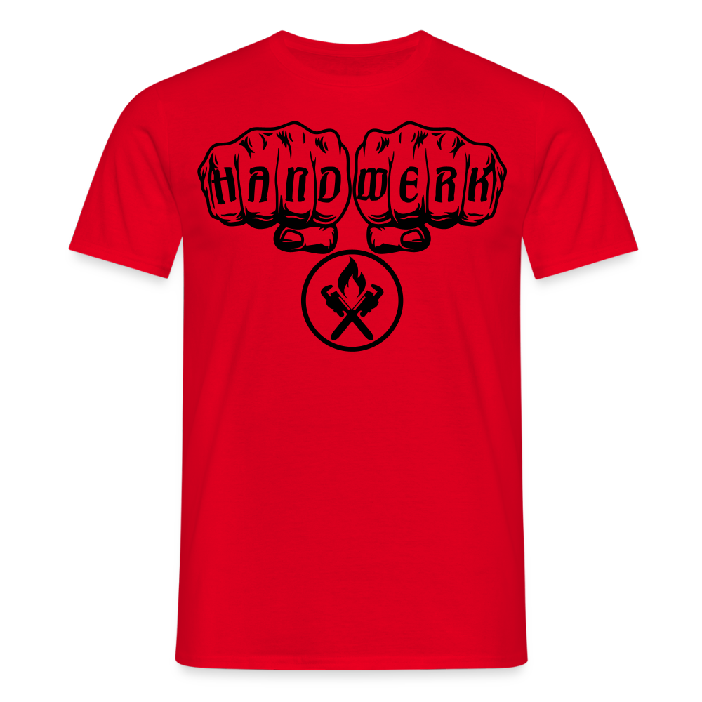 Unisex T-Shirt "Heizungsbauer" - Rot