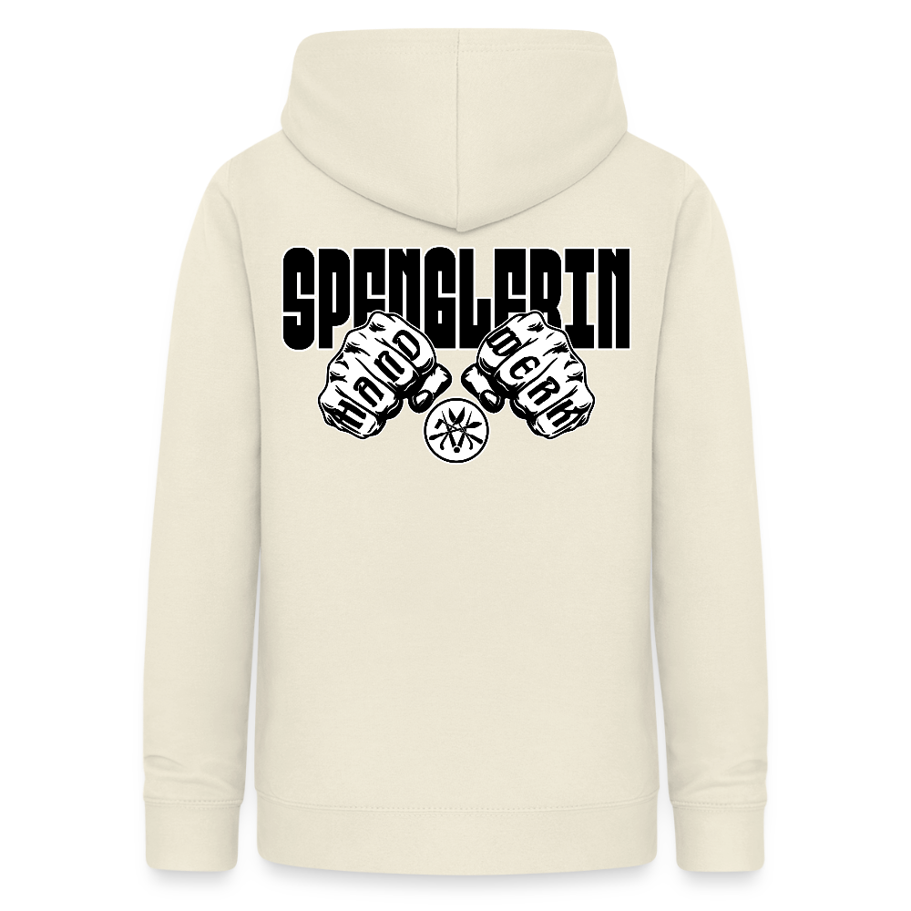 Frauen Hoodie "Spenglerin" (beidseitig beruckt) - Vanille-Milchshake