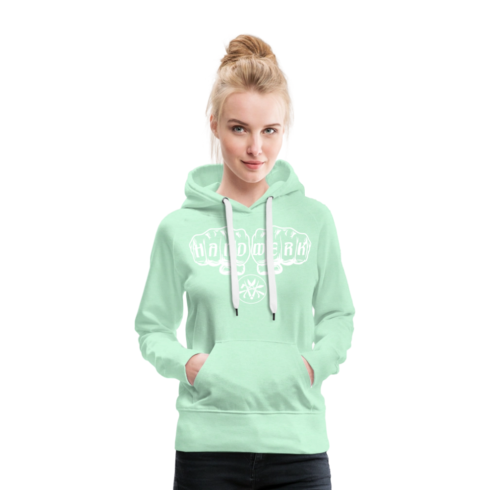 Frauen Premium Hoodie "Spengler" - helles Mintgrün