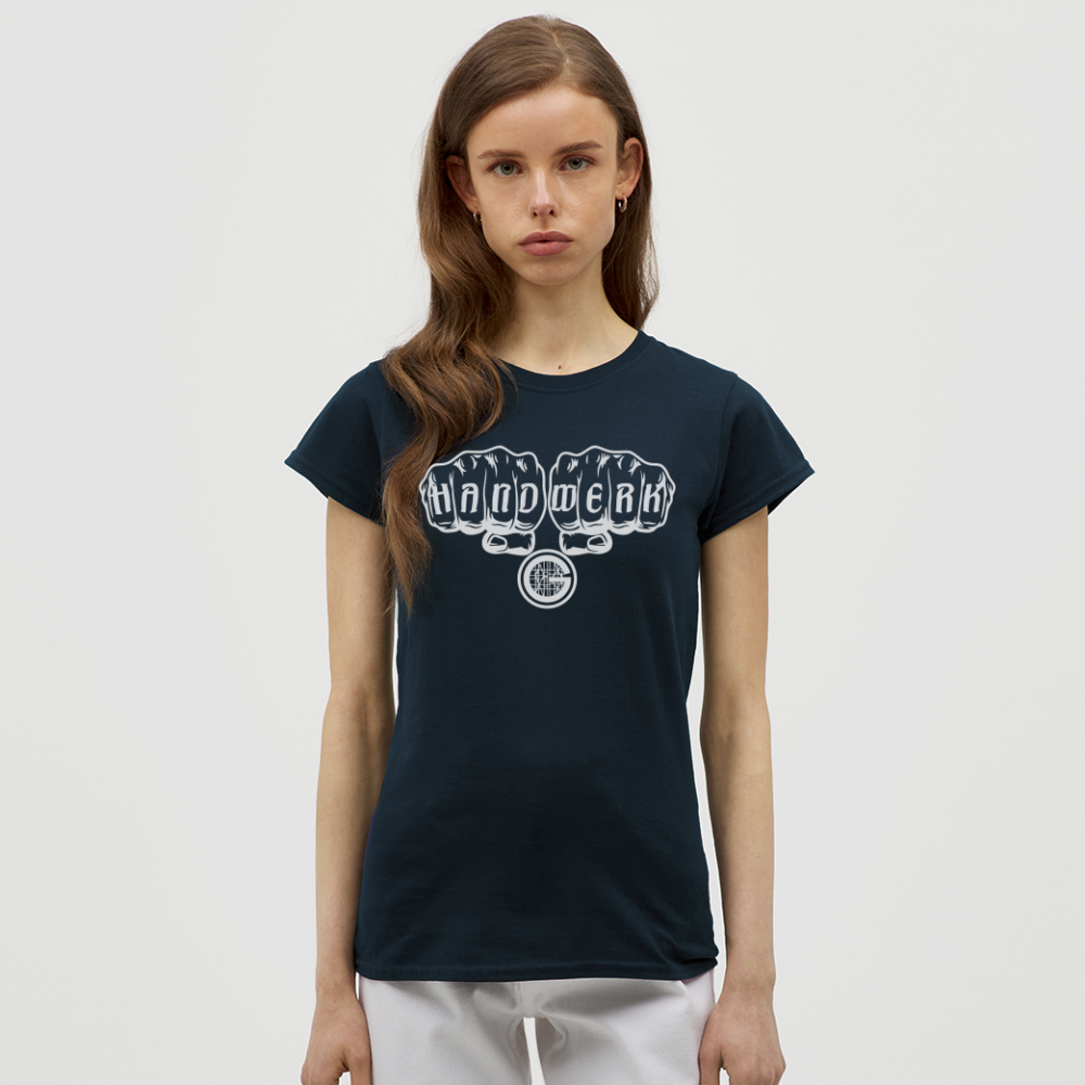 Frauen T-Shirt "Gerüstbauer" - Navy