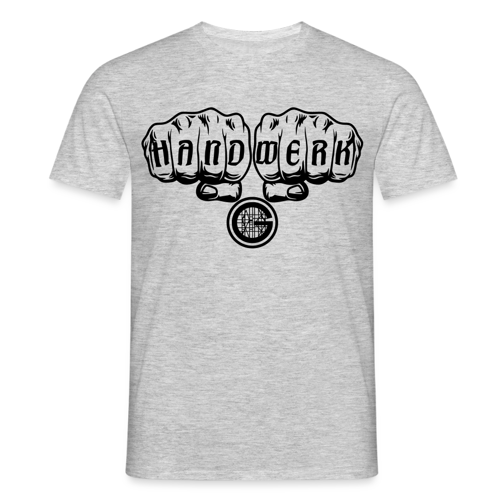 Unisex T-Shirt "Gerüstbauer" - Grau meliert