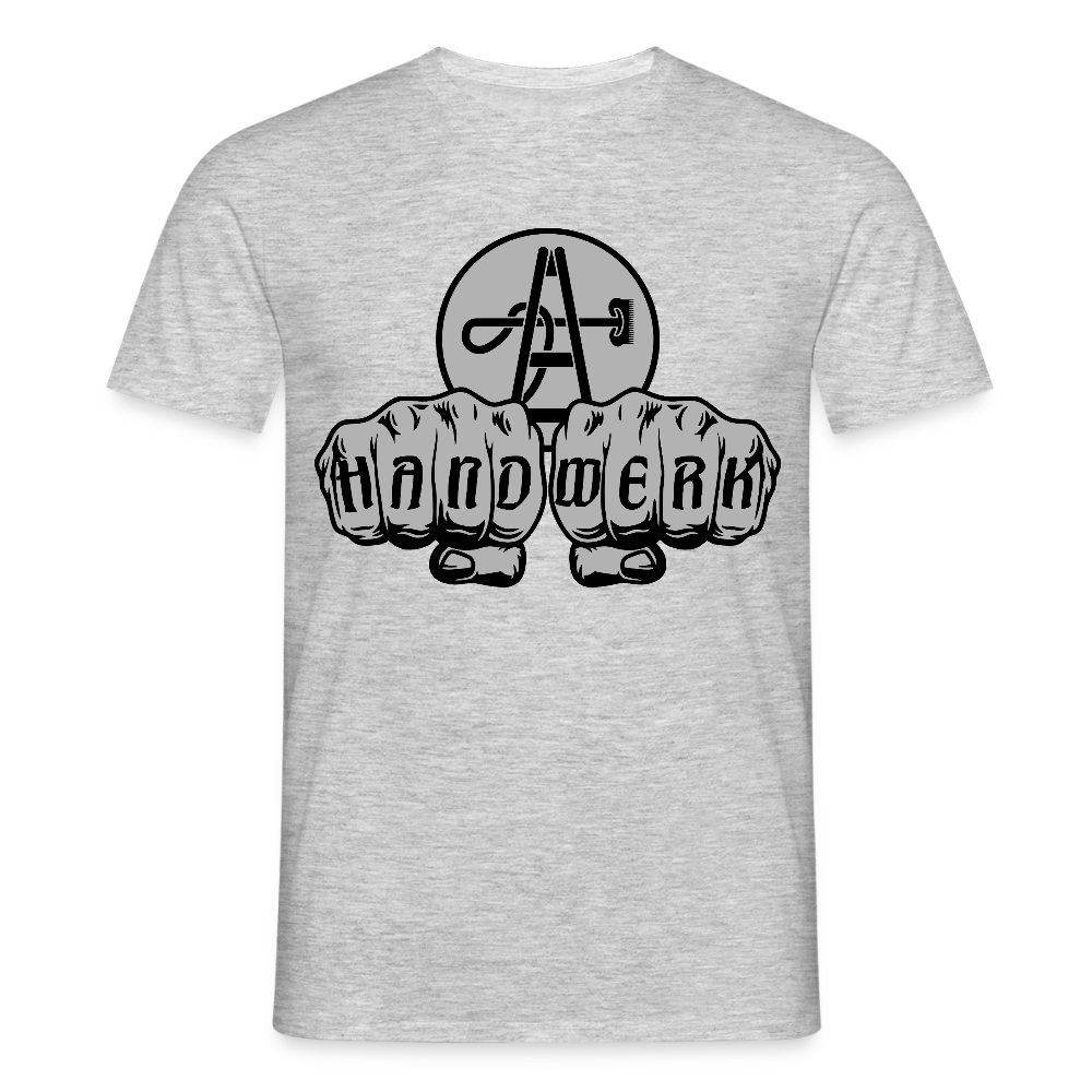 Unisex T-Shirt "Gebäudereiniger" - Grau meliert