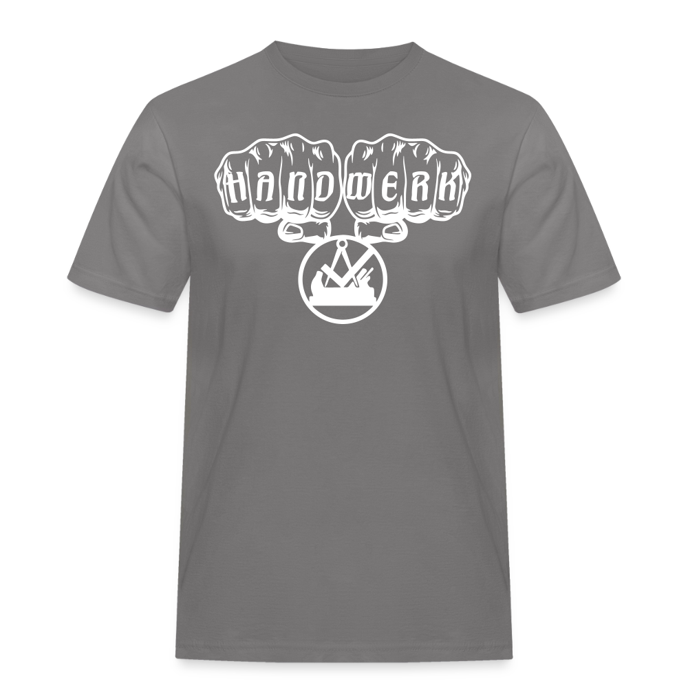 Männer Workwear T-Shirt "Schreiner/Tischler" - Grau