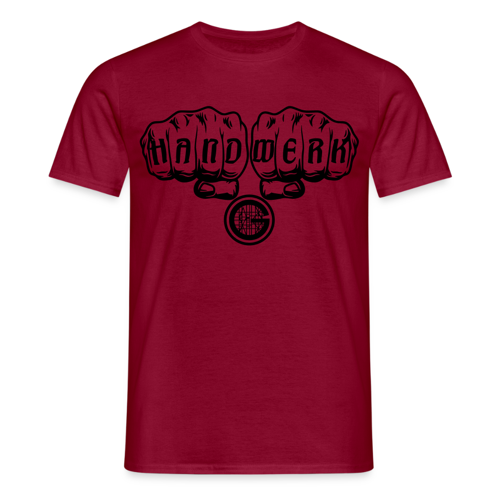 Unisex T-Shirt "Gerüstbauer" - Ziegelrot