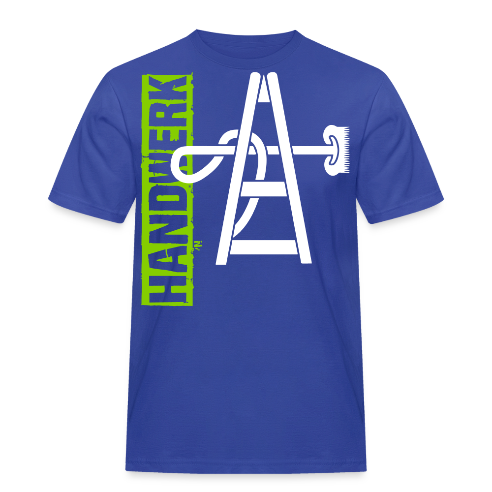 Unisex Workwear T-Shirt "Gebäudereiniger" - Royalblau