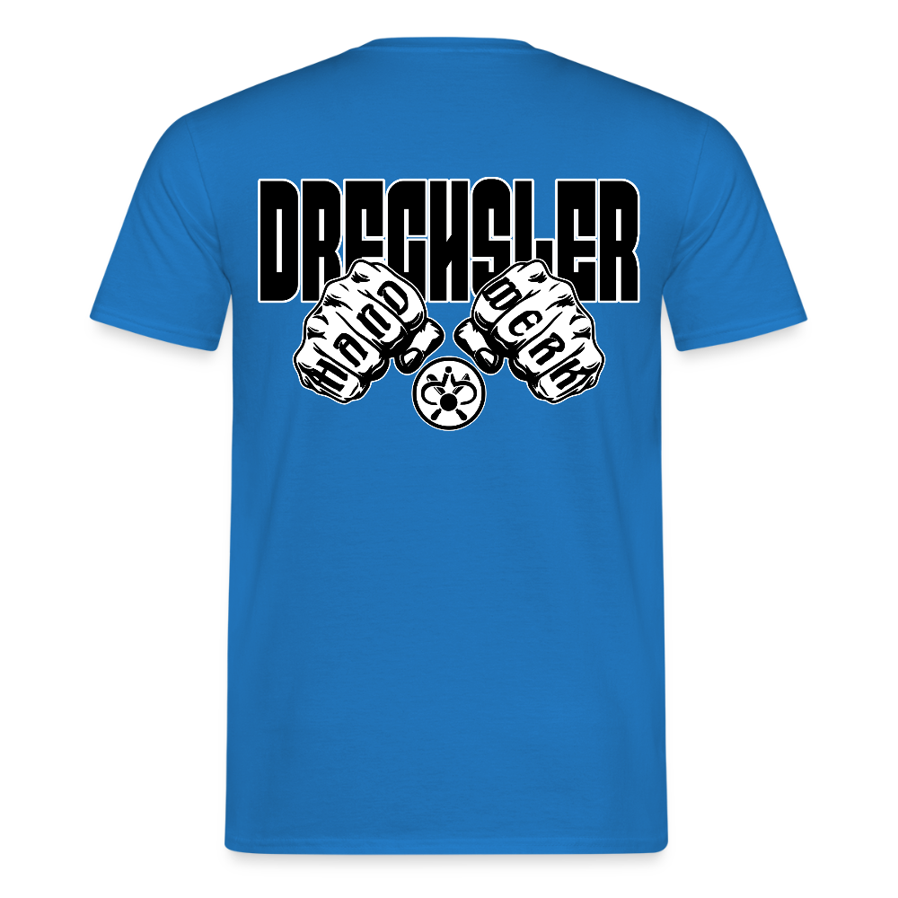 Unisex T-Shirt "Drechsler" (beidseitig bedruckt) - Royalblau