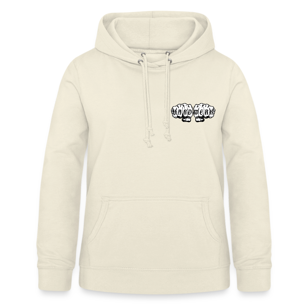 Frauen Hoodie "Heizungsbauerin" (beidseitig beruckt) - Vanille-Milchshake