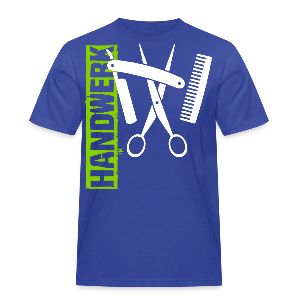 Unisex Workwear T-Shirt "Friseur" - Royalblau