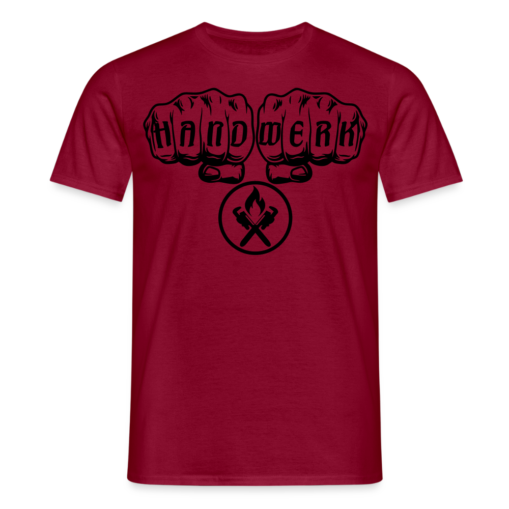 Unisex T-Shirt "Heizungsbauer" - Ziegelrot