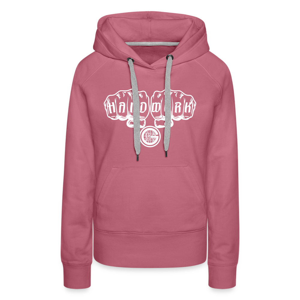 Frauen Premium Hoodie "Gerüstbauer" - Malve