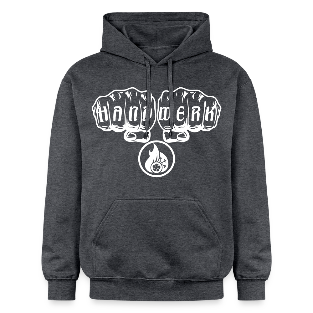 Gildan Unisex Softstyle® "Klimatechniker" Dunkelgrau meliert Gildan Unisex Softstyle® Midweight Hoodie