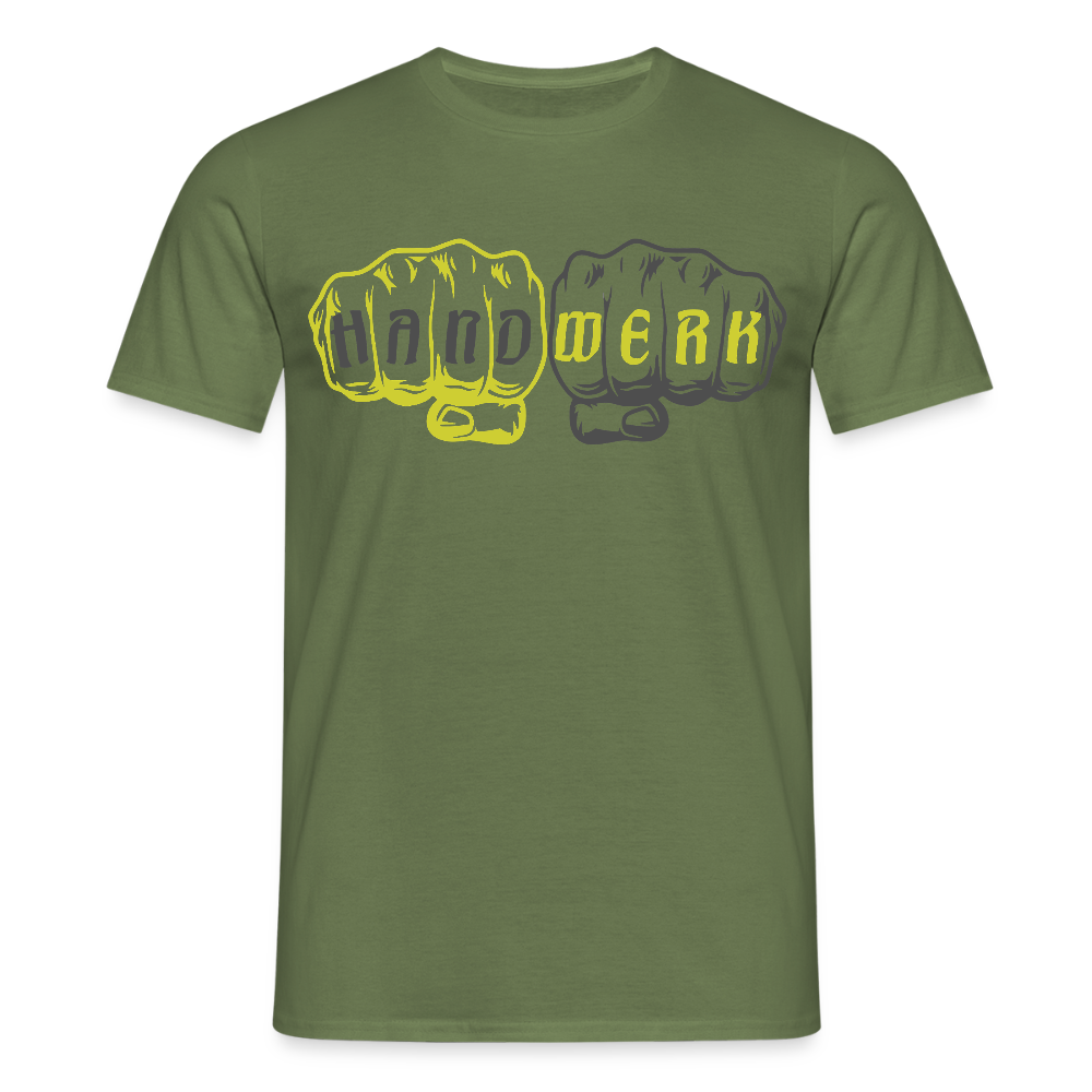 Unisex T-Shirt "Handwerk" Militärgrün Männer T-Shirt
