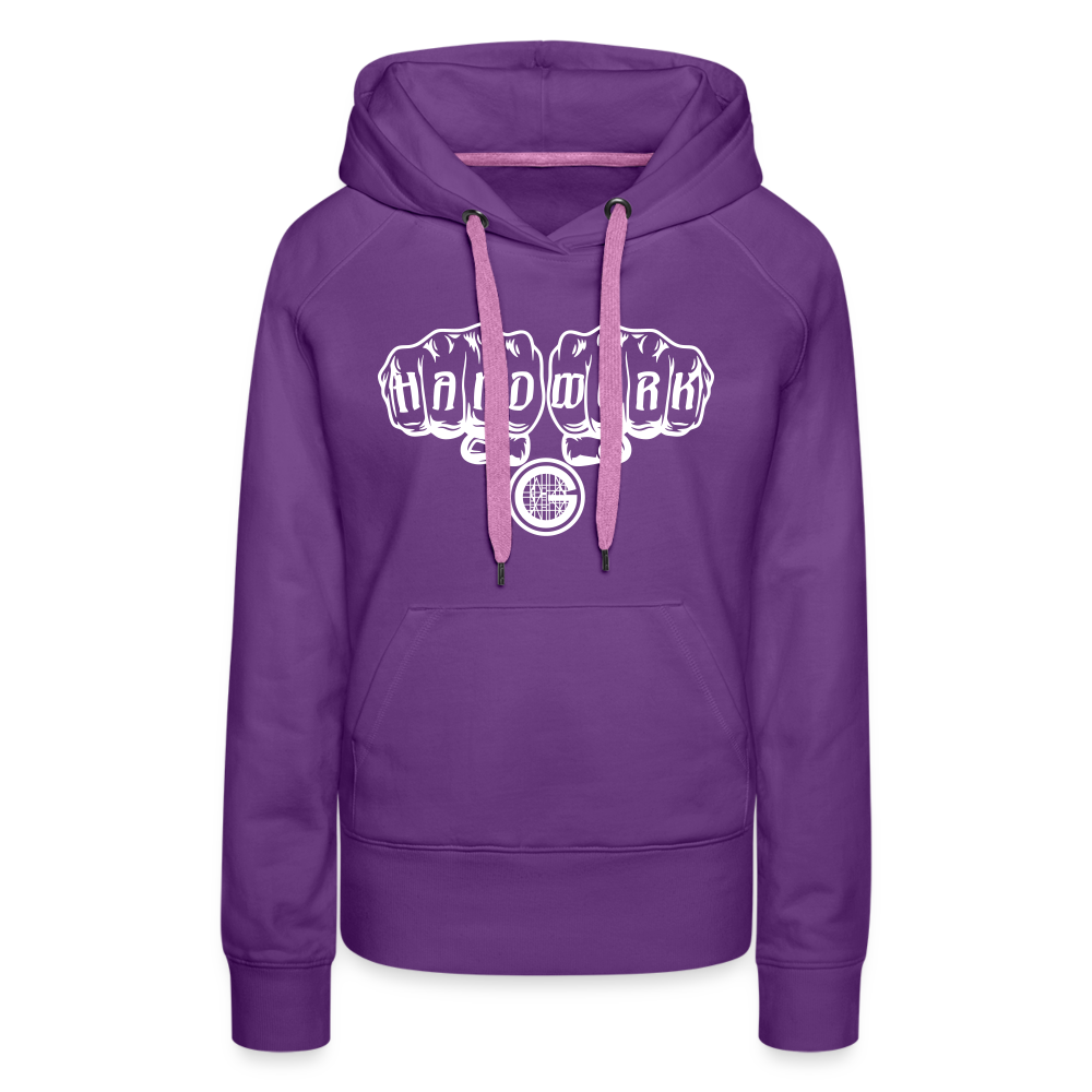Frauen Premium Hoodie "Gerüstbauer" - Purple