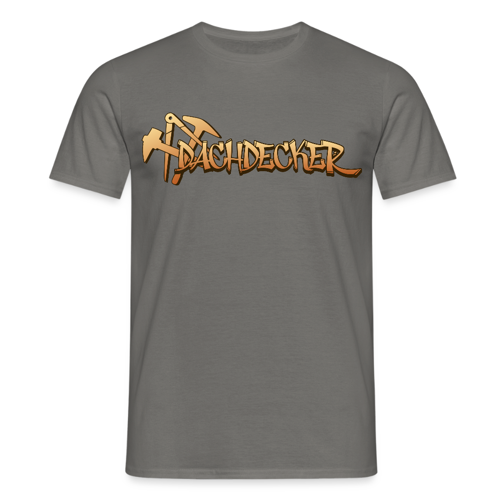 Unisex T-Shirt "Dachdecker" - Graphit
