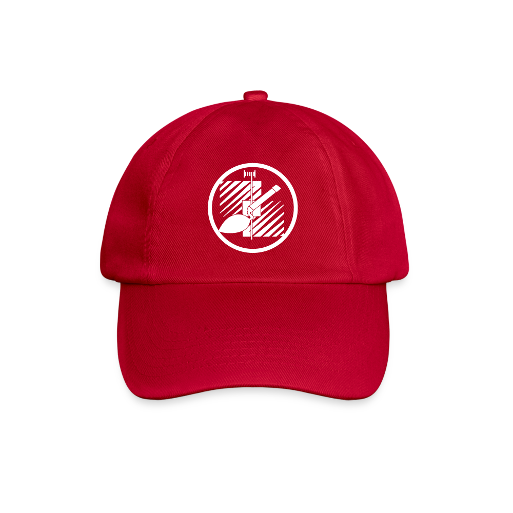 Baseballkappe "Fliesenleger" klassisch Rot One size Baseballkappe