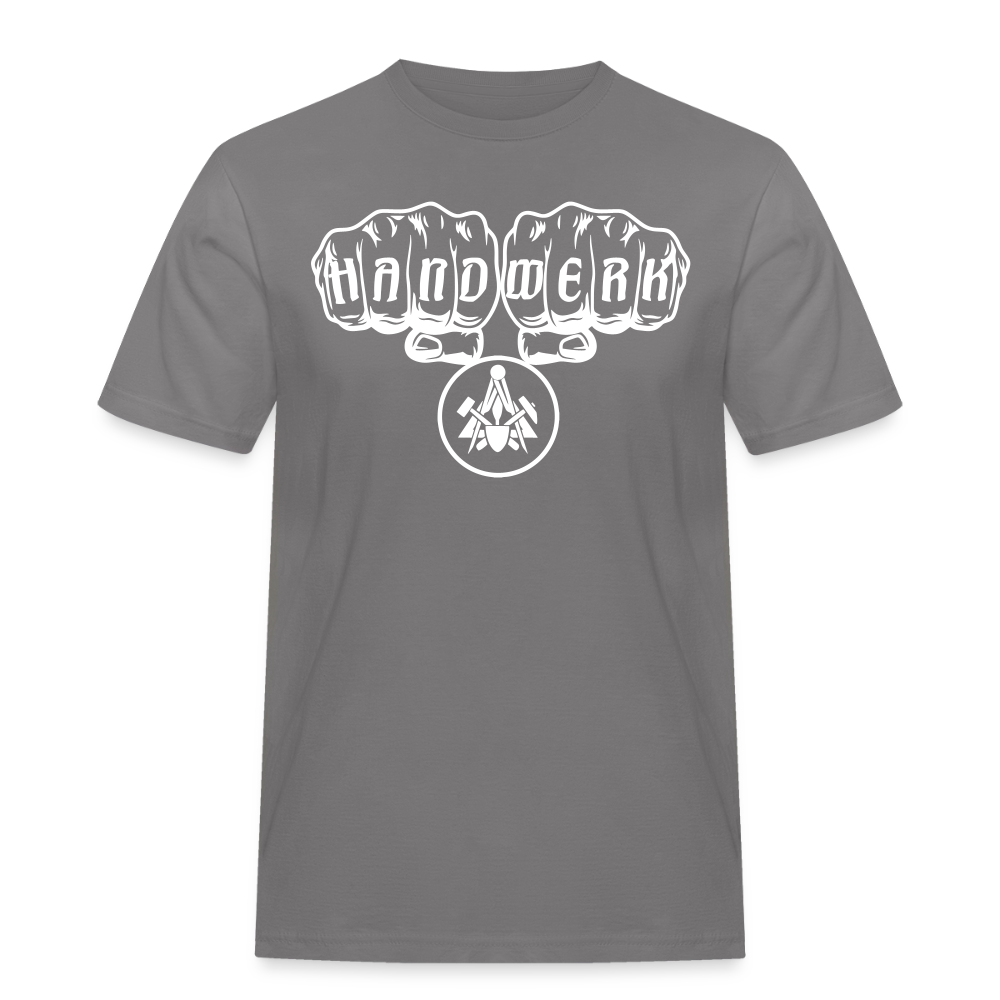 Männer Workwear T-Shirt "Maurer" Grau Männer Workwear T-Shirt