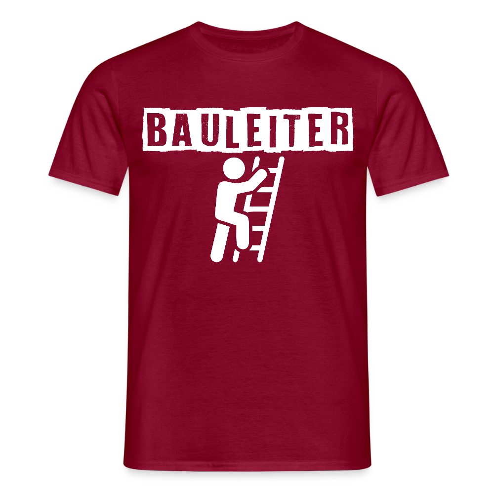 Unisex T-Shirt "Bauleiter" - Ziegelrot