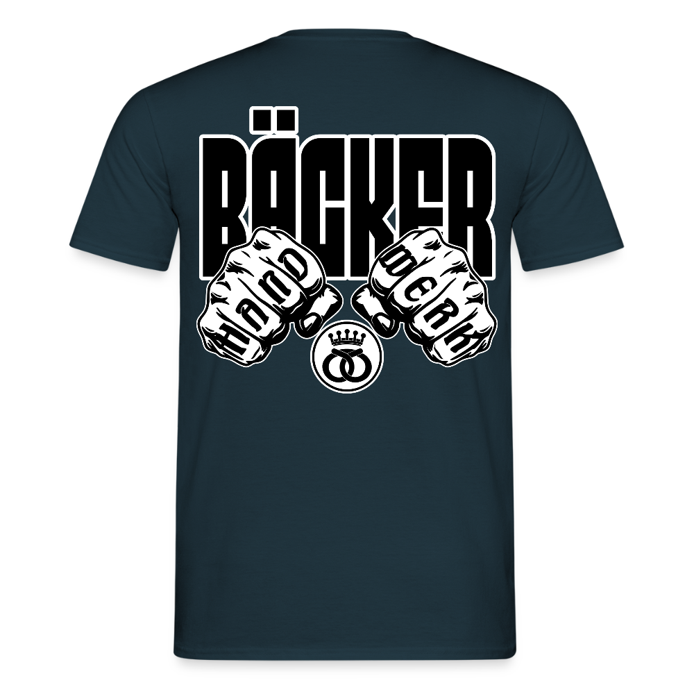 Unisex T-Shirt "Bäcker" - Navy