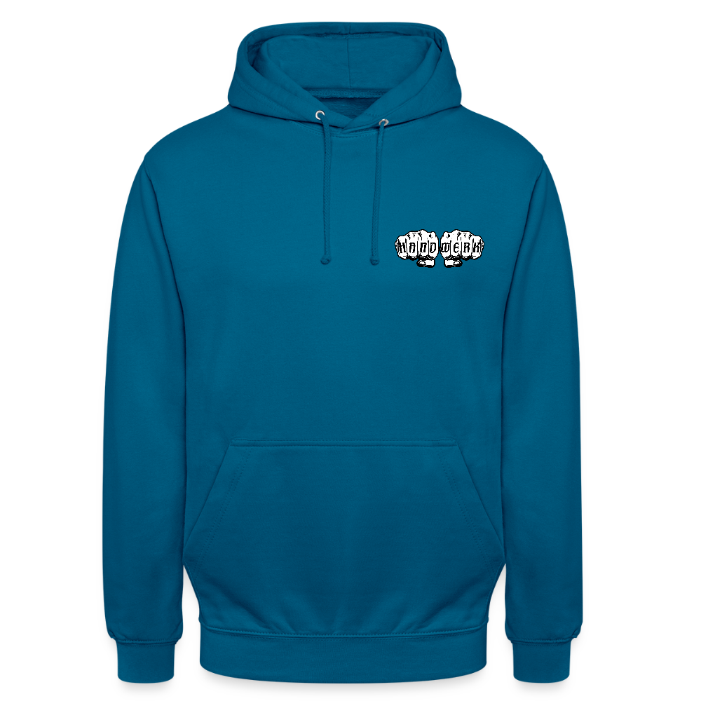 Unisex Hoodie "Heizungsbauer" (beidseitig bedruckt) - Tiefseeblau