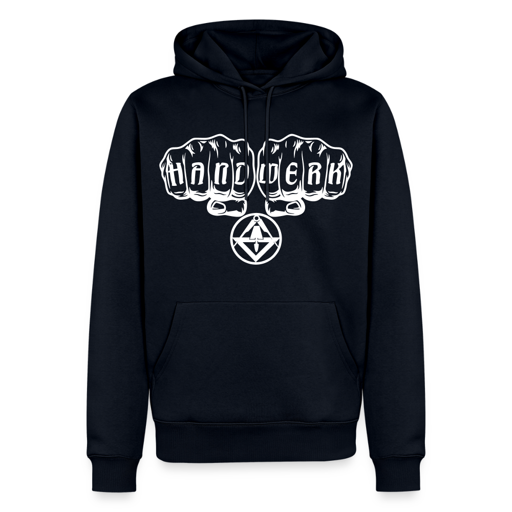 Männer Premium Hoodie "Stuckateur" - Navy