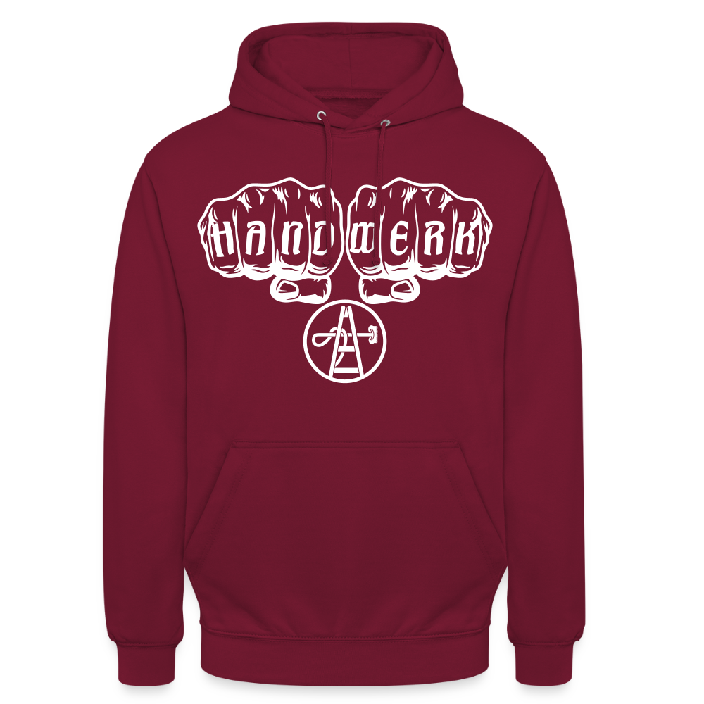 Unisex Hoodie "Gebäudereiniger" - Bordeaux