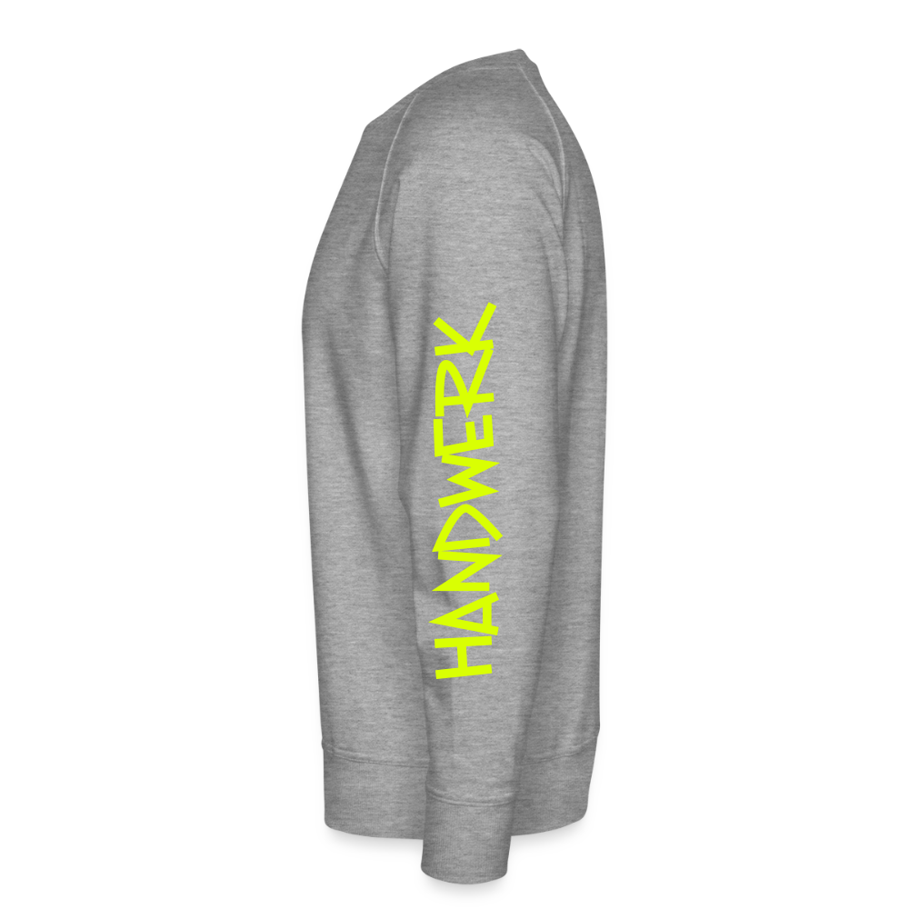 Unisex Premium Pullover "Klimatechniker" neongelb Männer Premium Pullover